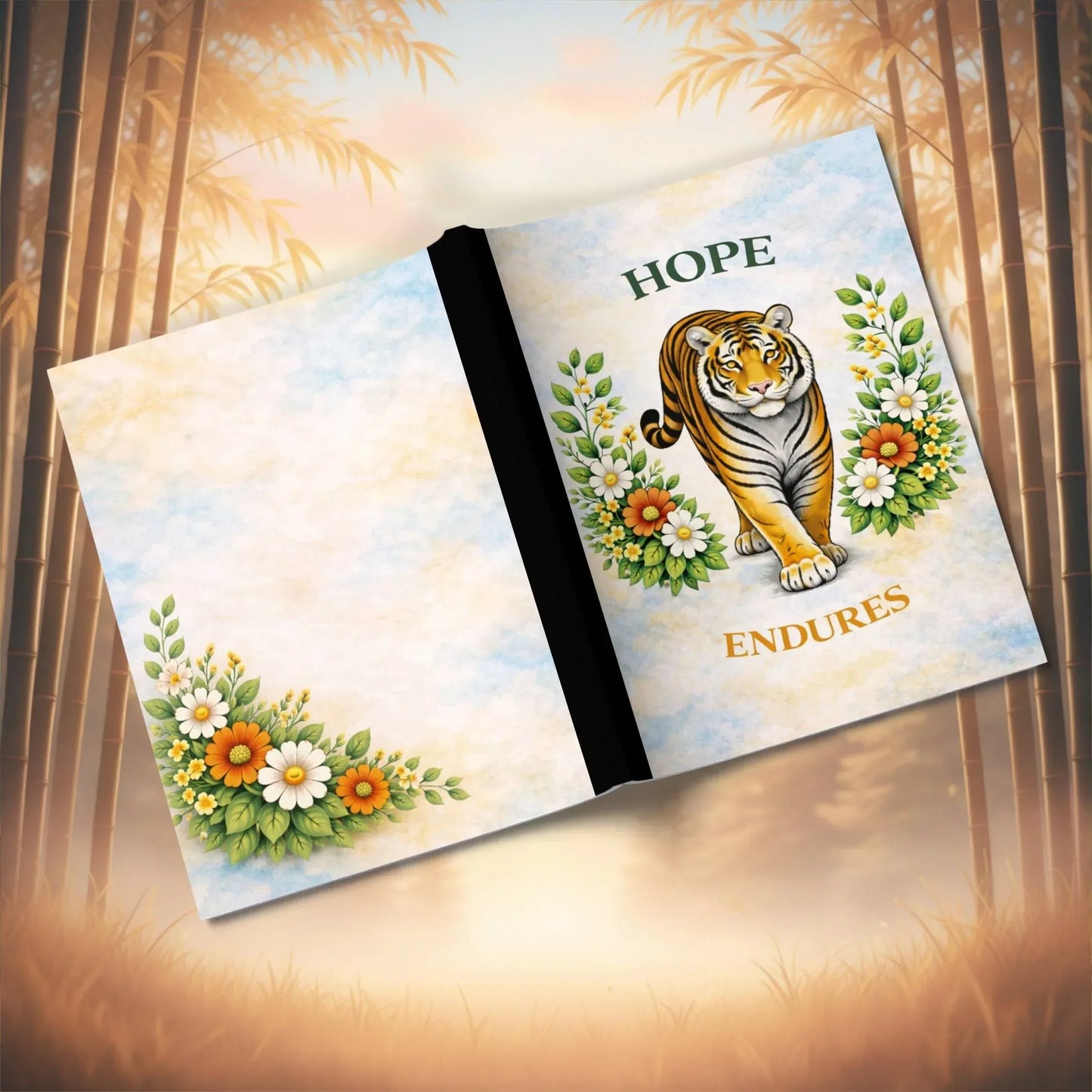 Shop our premium hope endures tiger composition notebook from MySisterIsASurvivor.
