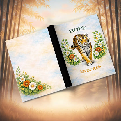Shop our premium hope endures tiger composition notebook from MySisterIsASurvivor.