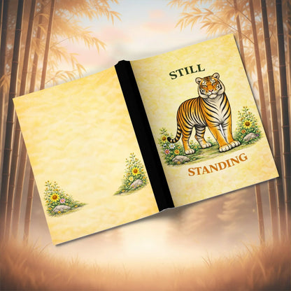 Shop our premium still standing tiger composition notebook from MySisterIsASurvivor.