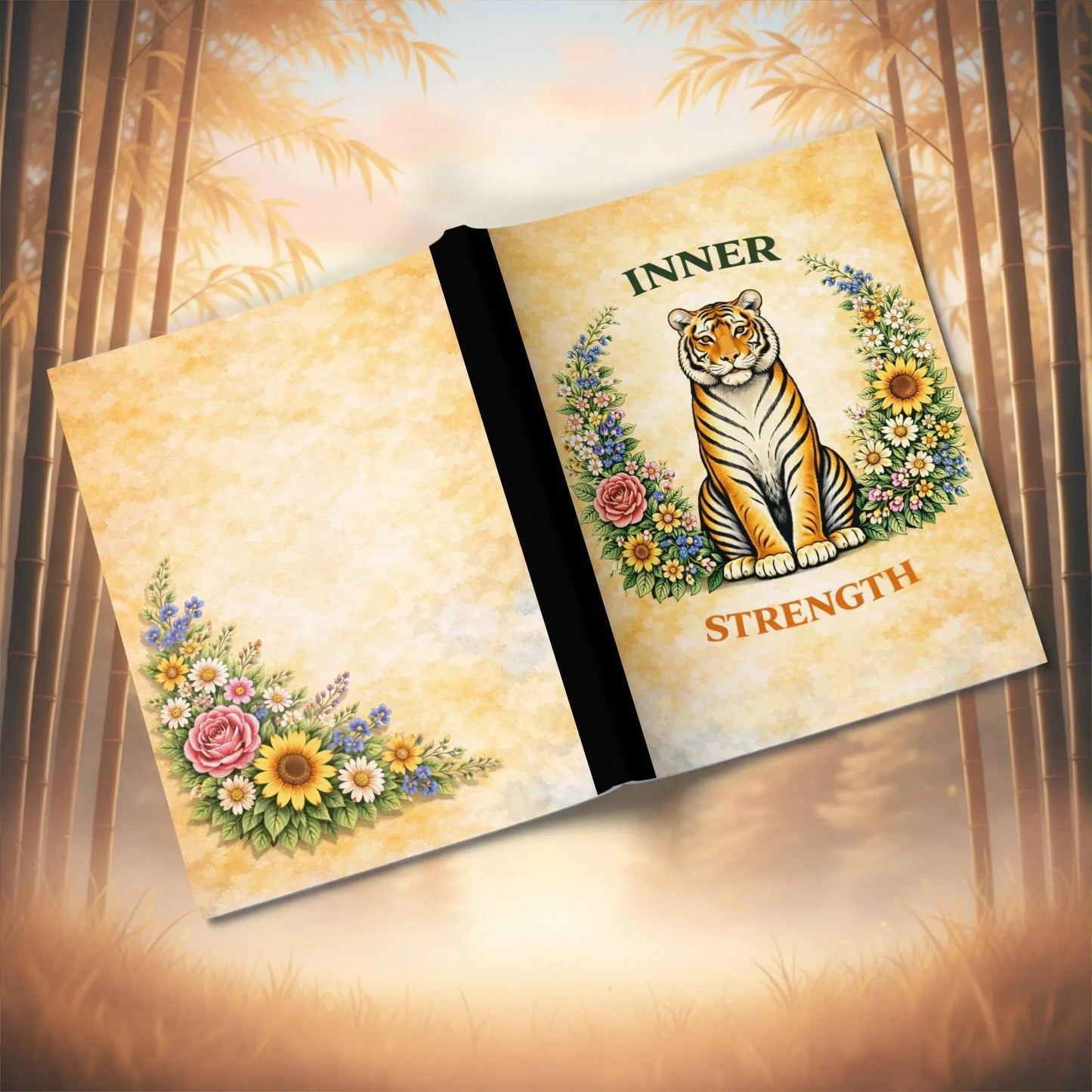 Shop our premium inner strength tiger composition notebook from MySisterIsASurvivor.