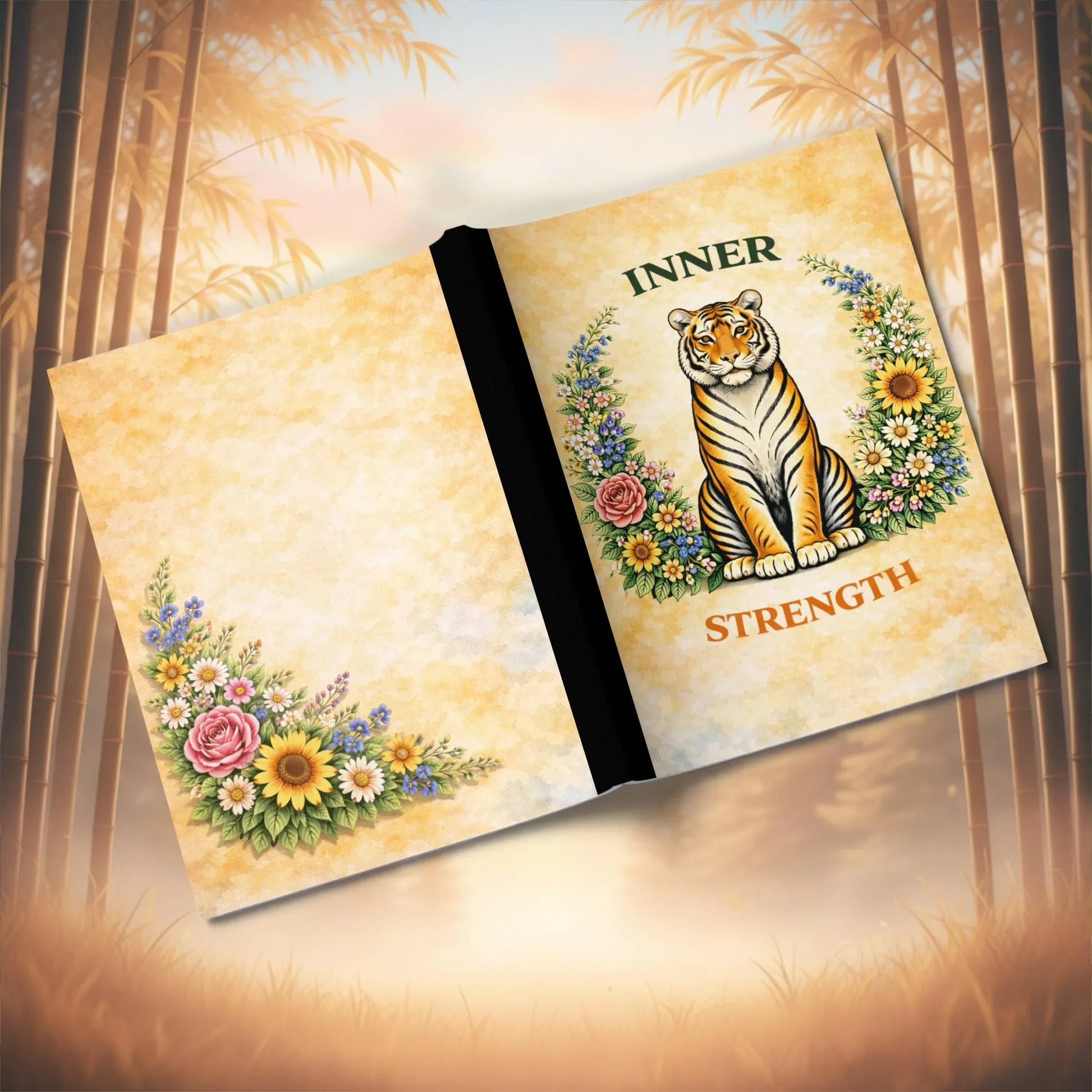 Shop our premium inner strength tiger composition notebook from MySisterIsASurvivor.