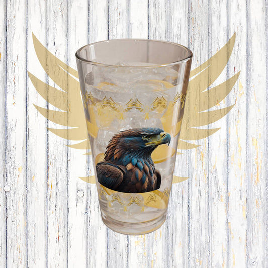 Talon Resilience 16oz Eagle Pint Glass - Symbol of Strength, Resilience, and Mental Health Awareness