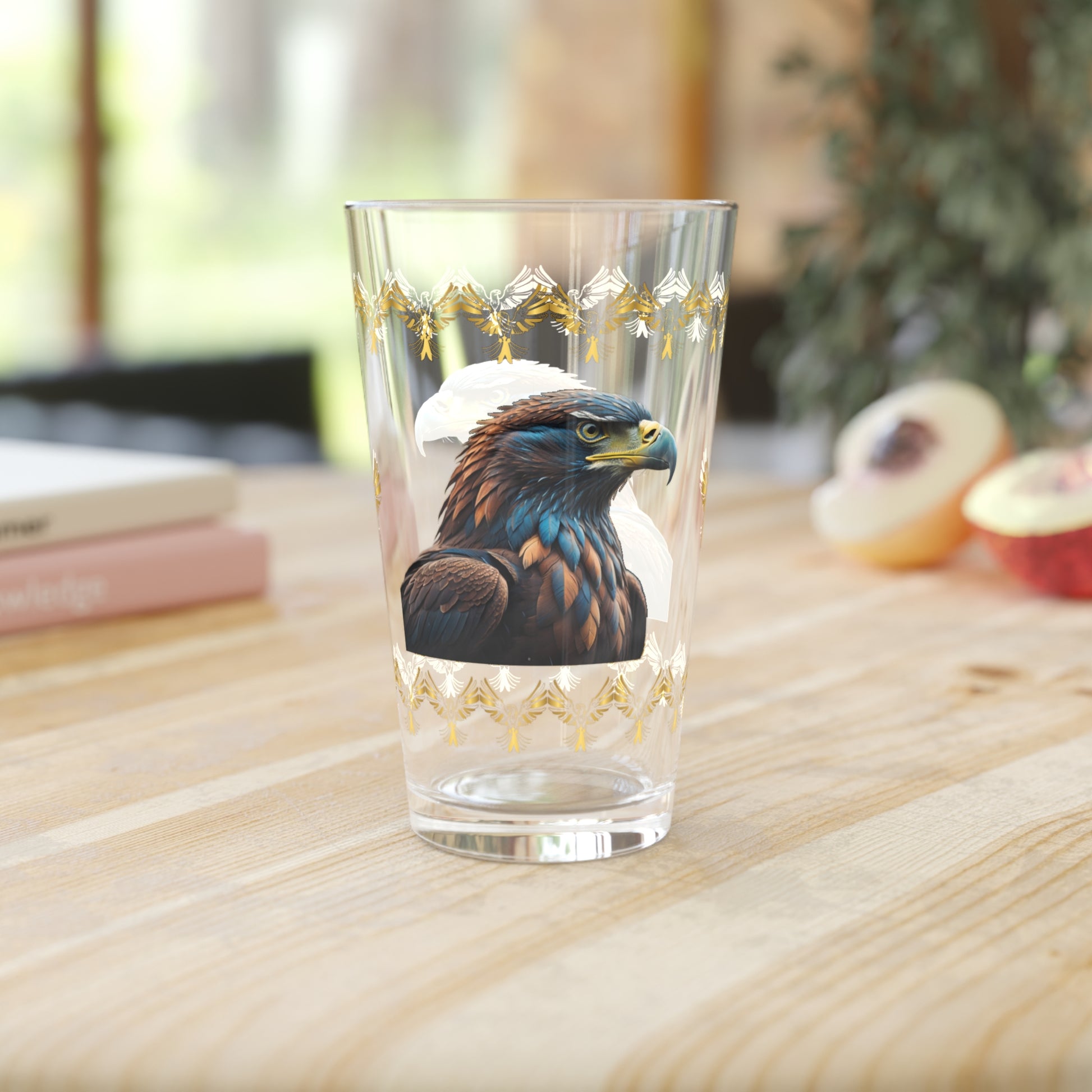 Talon Resilience 16oz Eagle Pint Glass - Symbol of Strength, Resilience, and Mental Health Awareness