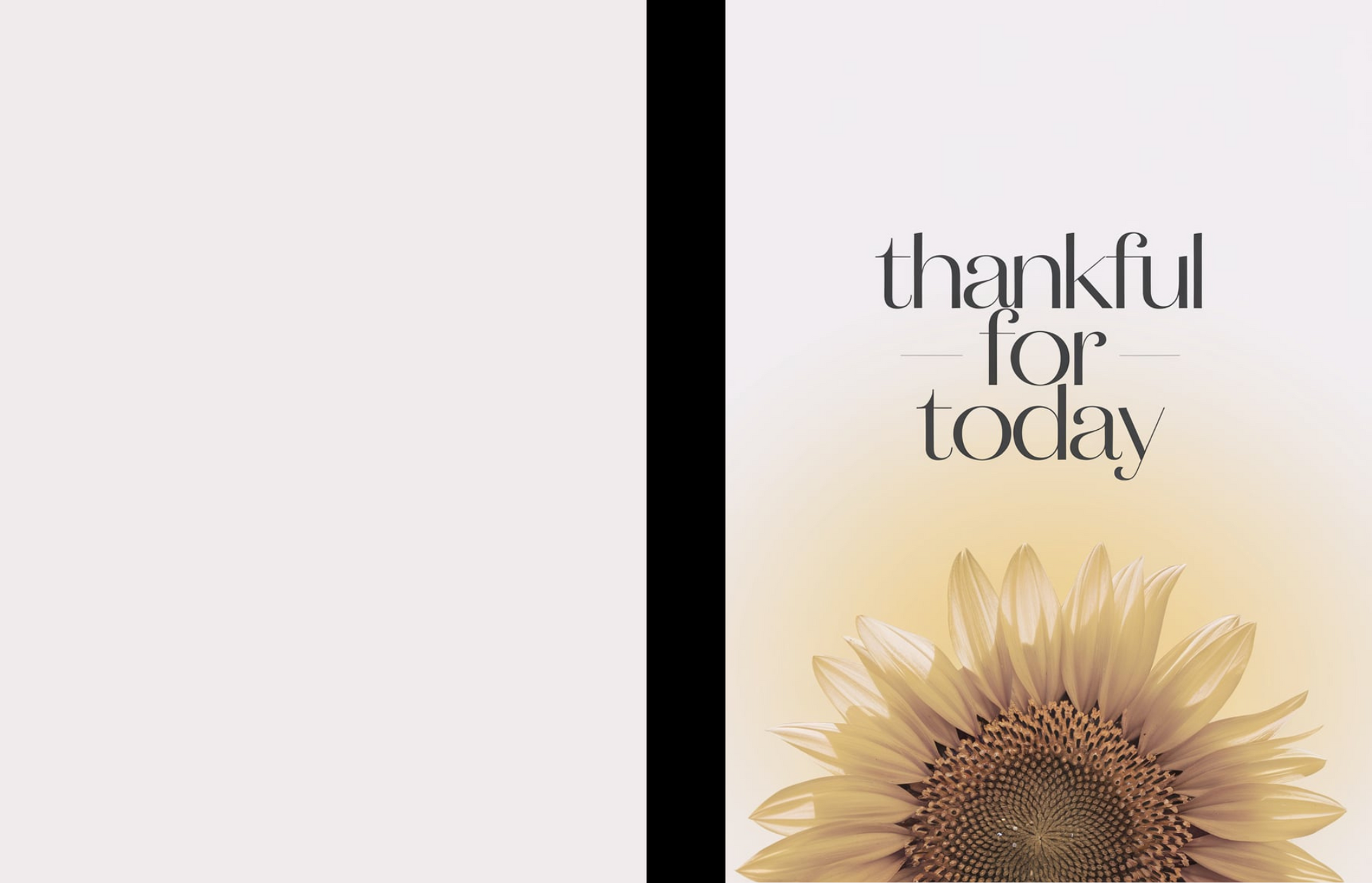 Thankful For Today Composition Notebook