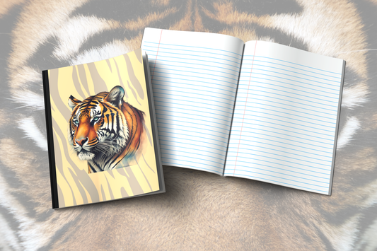Thrive with the Mental Tiger: Tiger-Themed Composition Notebook