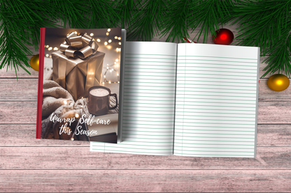 Unwrap Self-care This Season - Christmas Composition Notebook