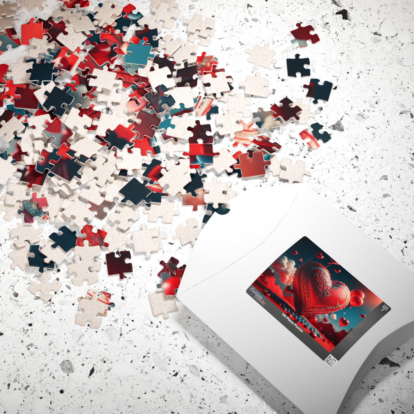 Uplifting Heartscape: Valentine's Day Puzzle for Beauty, Grace, and Healing