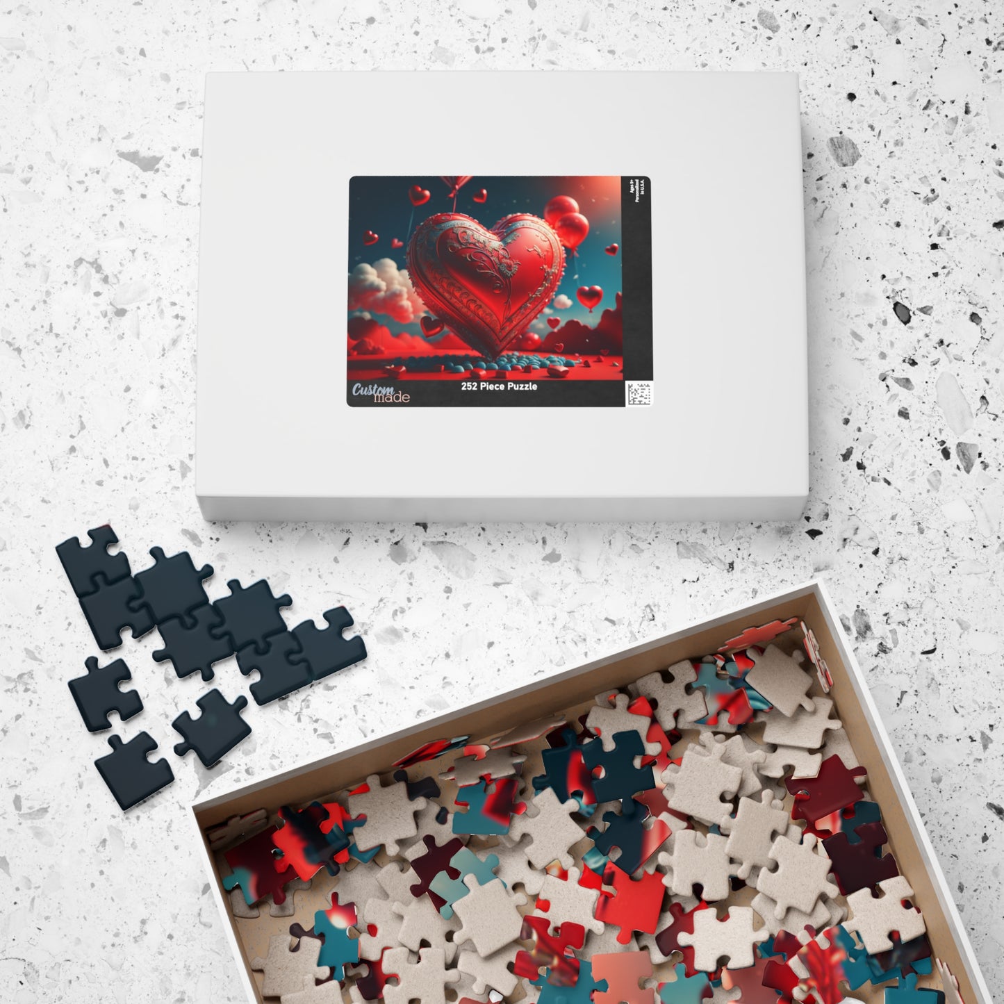 Uplifting Heartscape: Valentine's Day Puzzle for Beauty, Grace, and Healing