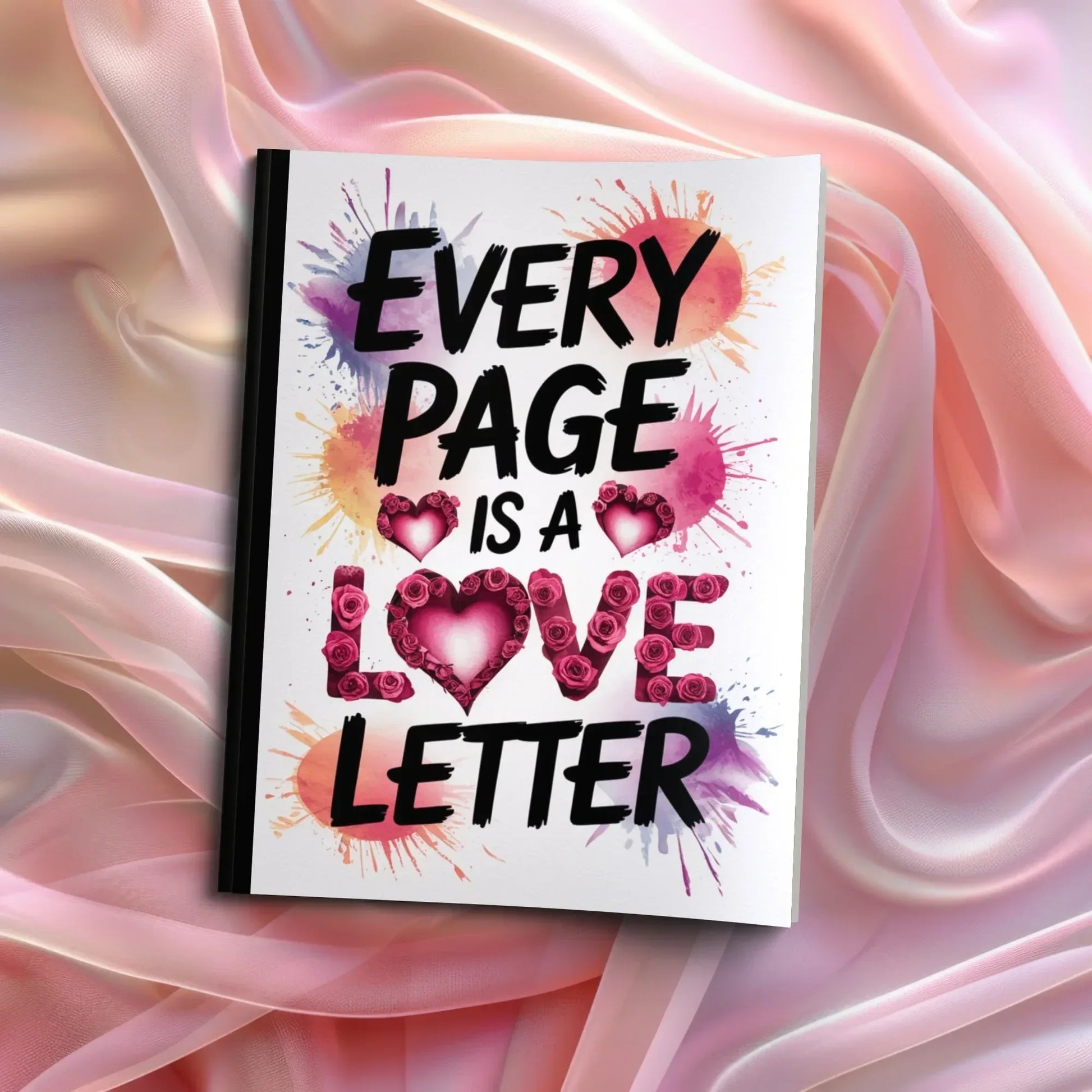 Shop our every page is a love letter composition notebook featuring the Standard Blue Lined style option from MySisterIsASurvivor.