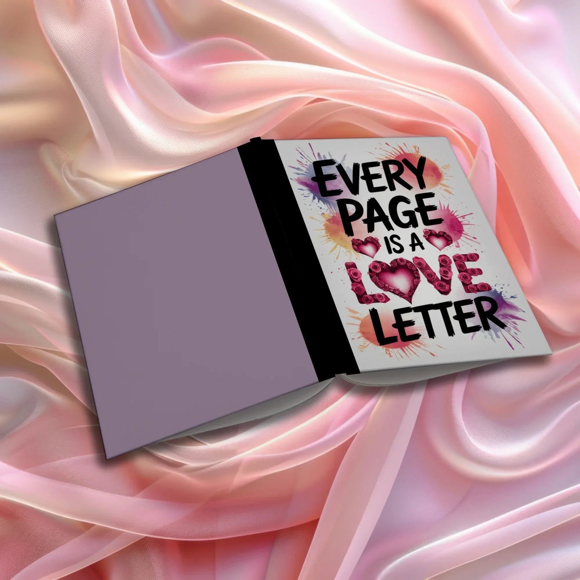 Shop our every page is a love letter composition notebook featuring the Pink Lined style option from MySisterIsASurvivor.