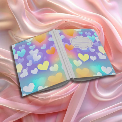 Shop our watercolor hearts journal featuring the Magenta Lined style option from MySisterIsASurvivor.