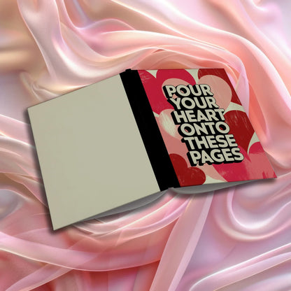 Shop our pour your heart onto these pages composition notebook featuring the Pink Lined style option from MySisterIsASurvivor.