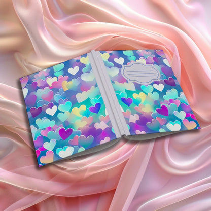 Shop our confetti hearts journal featuring the Purple Lined style option from MySisterIsASurvivor.