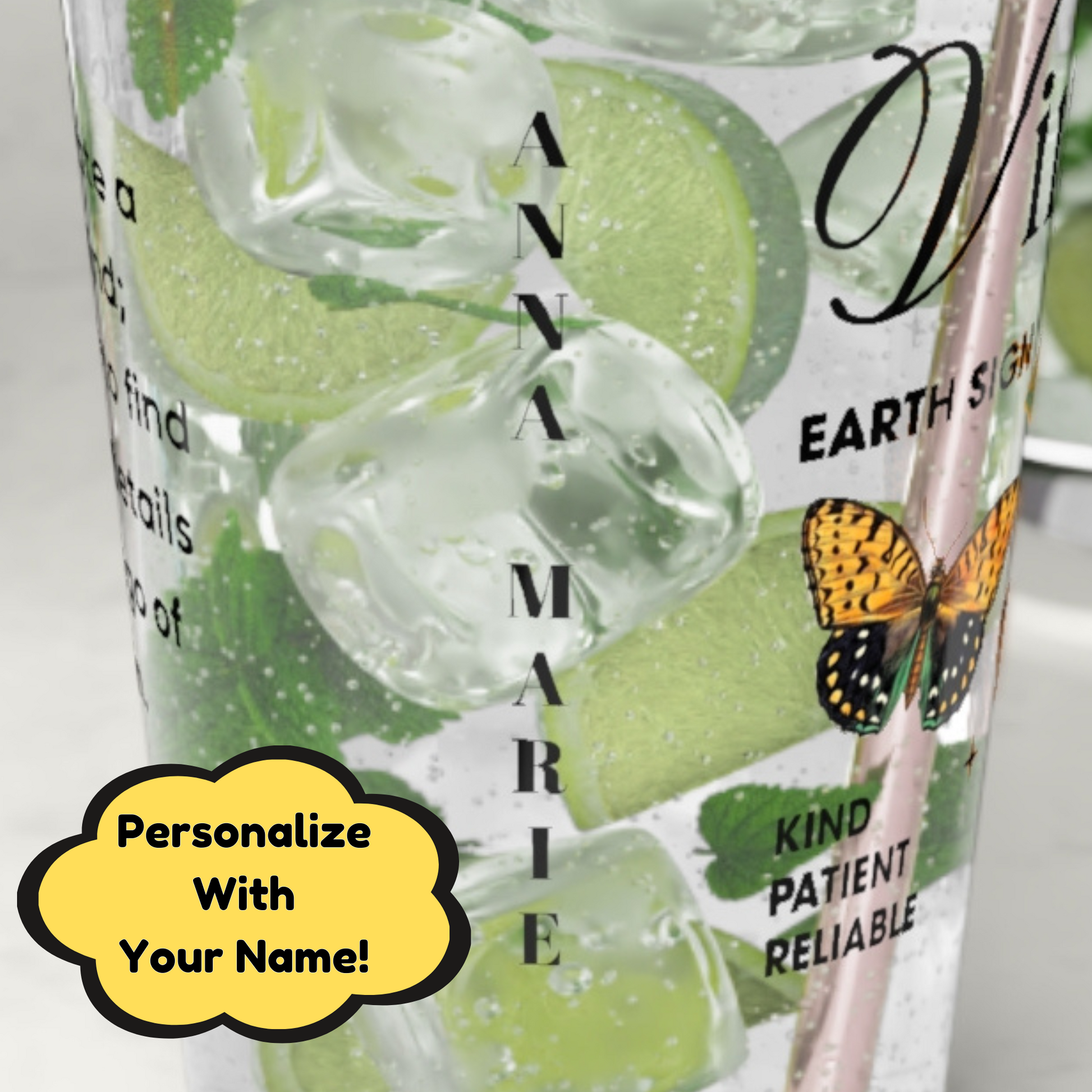 Virgo Zodiac Pint Glass 16oz, Astrology Drinkware, Horoscope Gift, Zodiac Glass, Birthday Gift, Cosmic Glassware, Astrology Themed Drinkware
