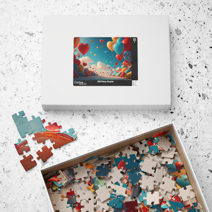 Whimsical Balloon Wonderland: Valentine's Day Puzzle for Freedom, Hope, and Healing