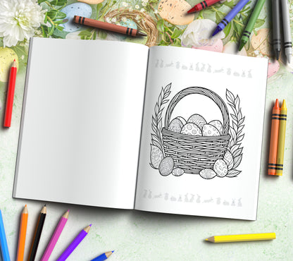 Whispers of Spring Coloring Book - A Soft Easter Coloring Experience for Calm, Renewal & Inner Peace