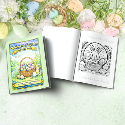 Whispers of Spring Coloring Book - A Soft Easter Coloring Experience for Calm, Renewal & Inner Peace