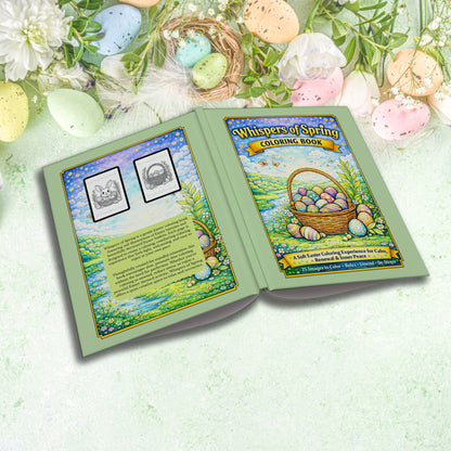 Whispers of Spring Coloring Book - A Soft Easter Coloring Experience for Calm, Renewal & Inner Peace