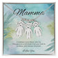 A mother’s love never lets go engraved kids charm necklace custom gift for mom or grandma - MySisterIsASurvivor