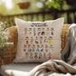 Alphabet Soup The Mental ABCs Personalized Indoor/Outdoor Pillow - Mental Health Gift, Therapy Room Decor, Self - Care Cushion - MySisterIsASurvivor