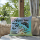 Aquarius Butterfly Indoor/Outdoor Pillow - Zodiac Decor Accent for Home & Patio