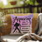 Aquarius zodiac pillow with celestial astrology design for modern boho decor