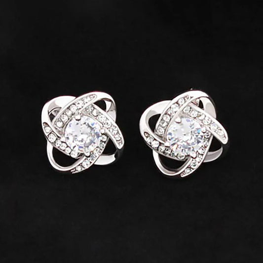 Shop our love knot stud earrings featuring the Default Title style option from MySisterIsASurvivor.