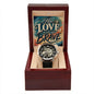 Shop our premium his love made me brave openwork watch from MySisterIsASurvivor.