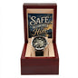 Shop our premium safe because of him openwork watch from MySisterIsASurvivor.
