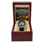 Shop our premium fatherhood looks good on him openwork watch from MySisterIsASurvivor.