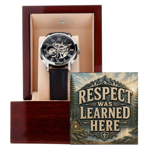 Shop our premium respect was learned here openwork watch from MySisterIsASurvivor.