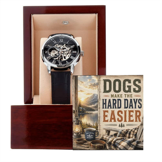 Shop our premium dogs make the hard days easier openwork watch from MySisterIsASurvivor.