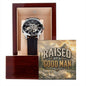 Shop our premium raised by a good man openwork watch from MySisterIsASurvivor.
