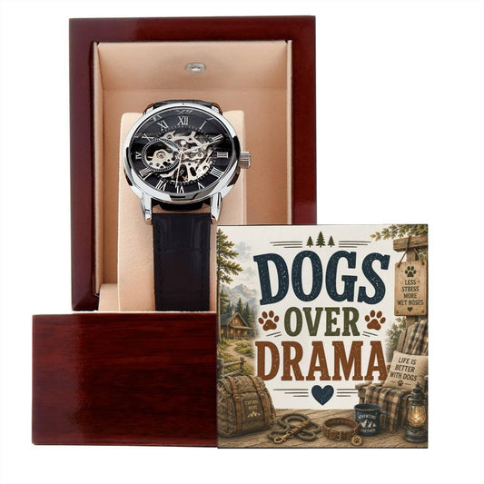 Shop our premium dogs over drama openwork watch from MySisterIsASurvivor.