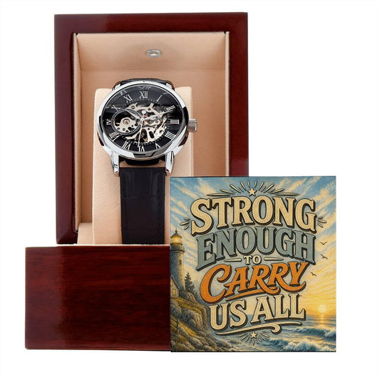 Shop our premium strong enough to carry us all openwork watch from MySisterIsASurvivor.