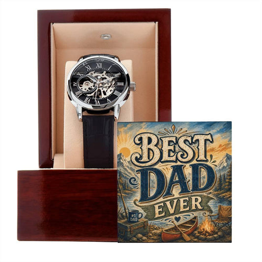 Shop our premium best dad ever openwork watch from MySisterIsASurvivor.