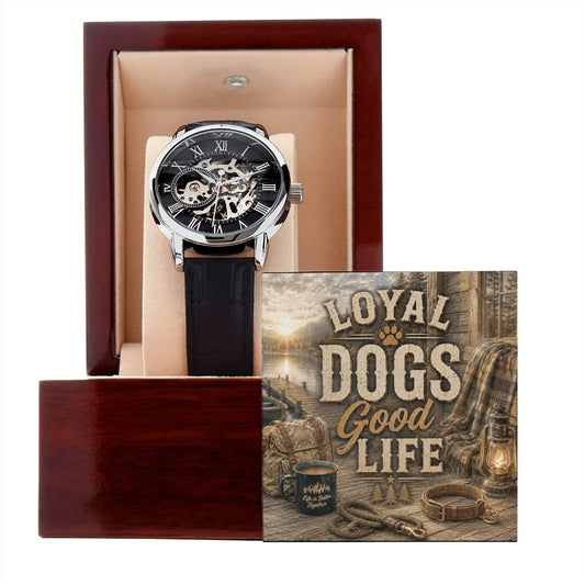 Shop our premium loyal dogs good life openwork watch from MySisterIsASurvivor.