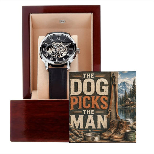 Shop our premium the dog picks the man openwork watch from MySisterIsASurvivor.
