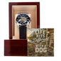Shop our premium life hits different with a dog openwork watch from MySisterIsASurvivor.