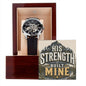 Shop our premium his strength built mine openwork watch from MySisterIsASurvivor.