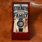Shop our premium the strength behind our family openwork watch from MySisterIsASurvivor.