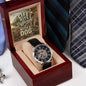 Shop our premium life hits different with a dog openwork watch from MySisterIsASurvivor.