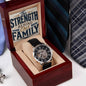 Shop our premium the strength behind our family openwork watch from MySisterIsASurvivor.