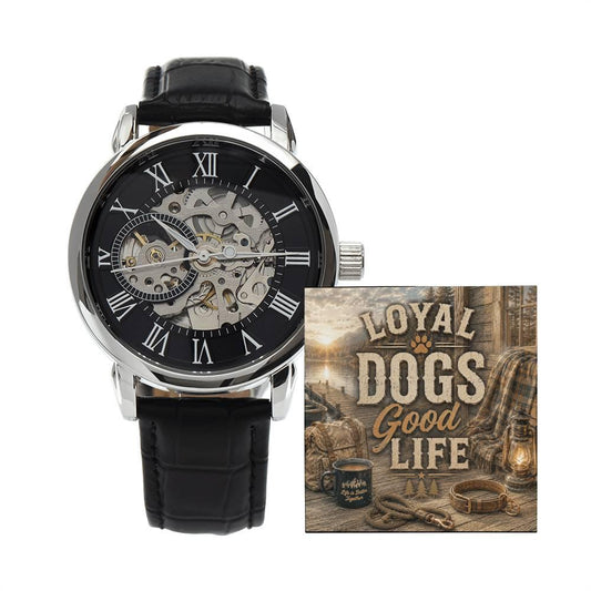 Shop our loyal dogs good life openwork watch featuring the Luxury Box w/LED style option from MySisterIsASurvivor.