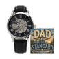 Shop our dad set the standard openwork watch featuring the Luxury Box w/LED style option from MySisterIsASurvivor.