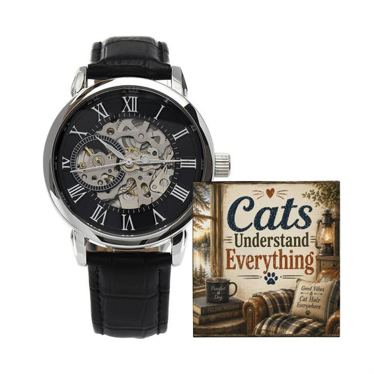 Shop our cats understand everything openwork watch featuring the Luxury Box w/LED style option from MySisterIsASurvivor.