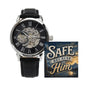 Shop our safe because of him openwork watch featuring the Luxury Box w/LED style option from MySisterIsASurvivor.