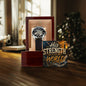 Shop our premium his strength built my world openwork watch from MySisterIsASurvivor.