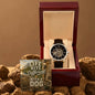 Shop our premium life hits different with a dog openwork watch from MySisterIsASurvivor.