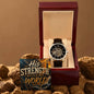 Shop our premium his strength built my world openwork watch from MySisterIsASurvivor.